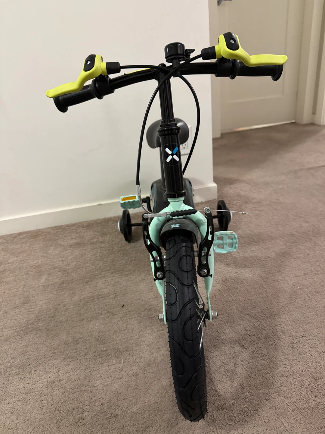 B'Twin 14-inch Kids Bike with Training Wheels - photo 2