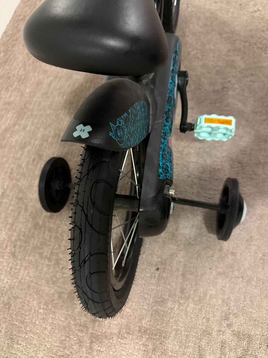 B'Twin 14-inch Kids Bike with Training Wheels - photo 4