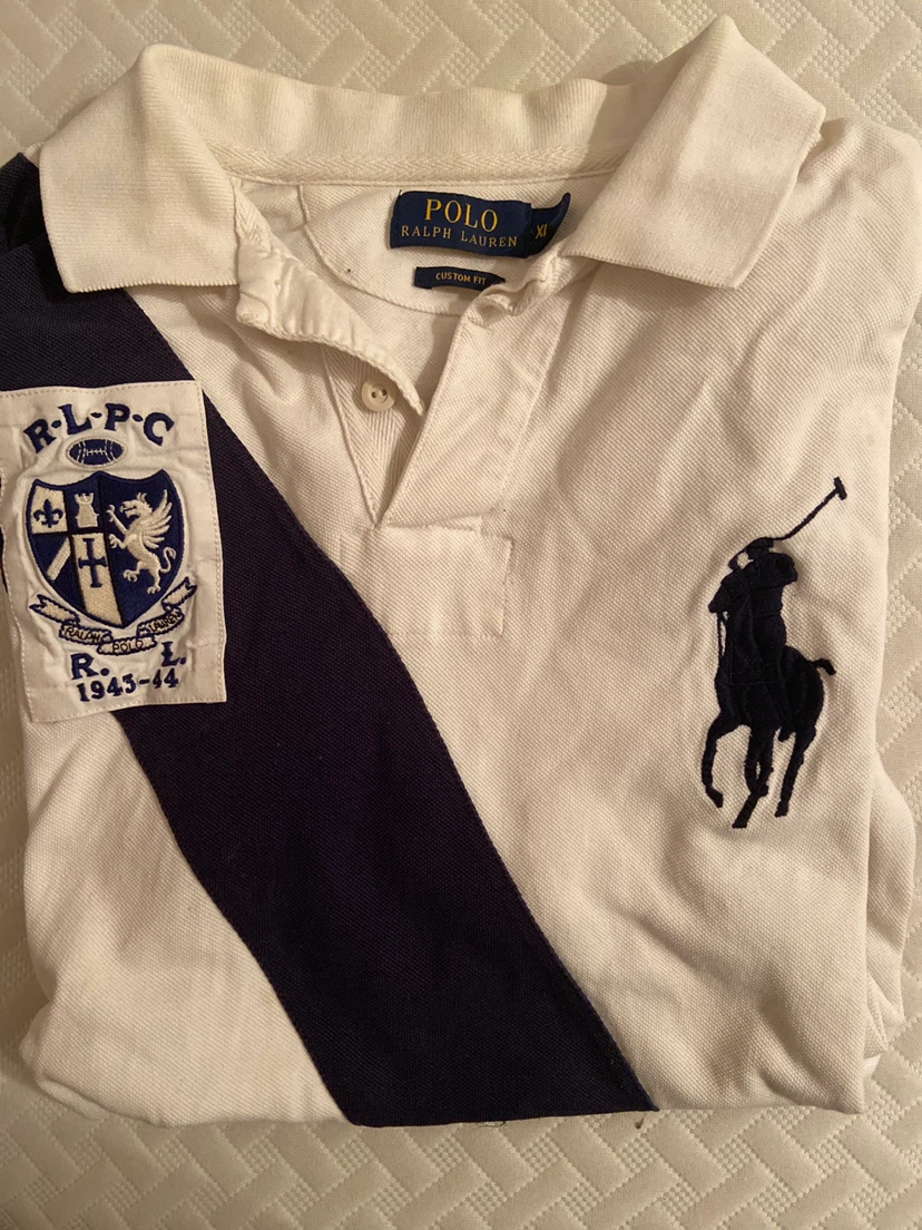 Polo Ralph Lauren Custom Fit Polo Shirt White XL