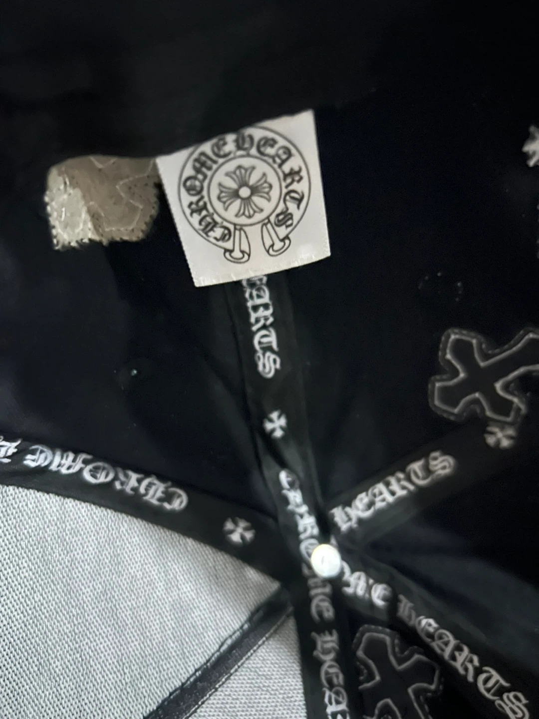 Chrome Hearts Black Cross Patch Cap - photo 3