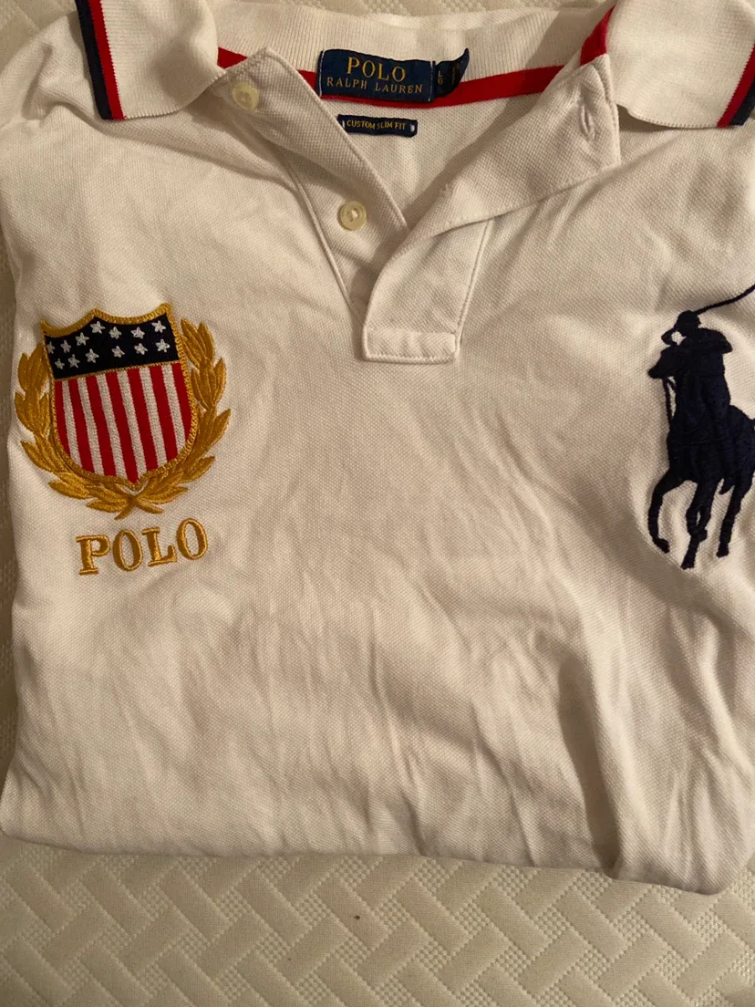 Polo Ralph Lauren Custom Slim Fit Polo Shirt Large