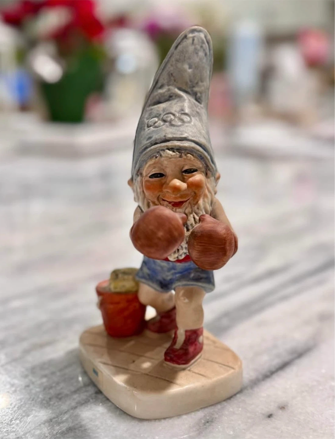 Goebel Co-Boy Gnome Figurine "Max" the Olympic Boxer