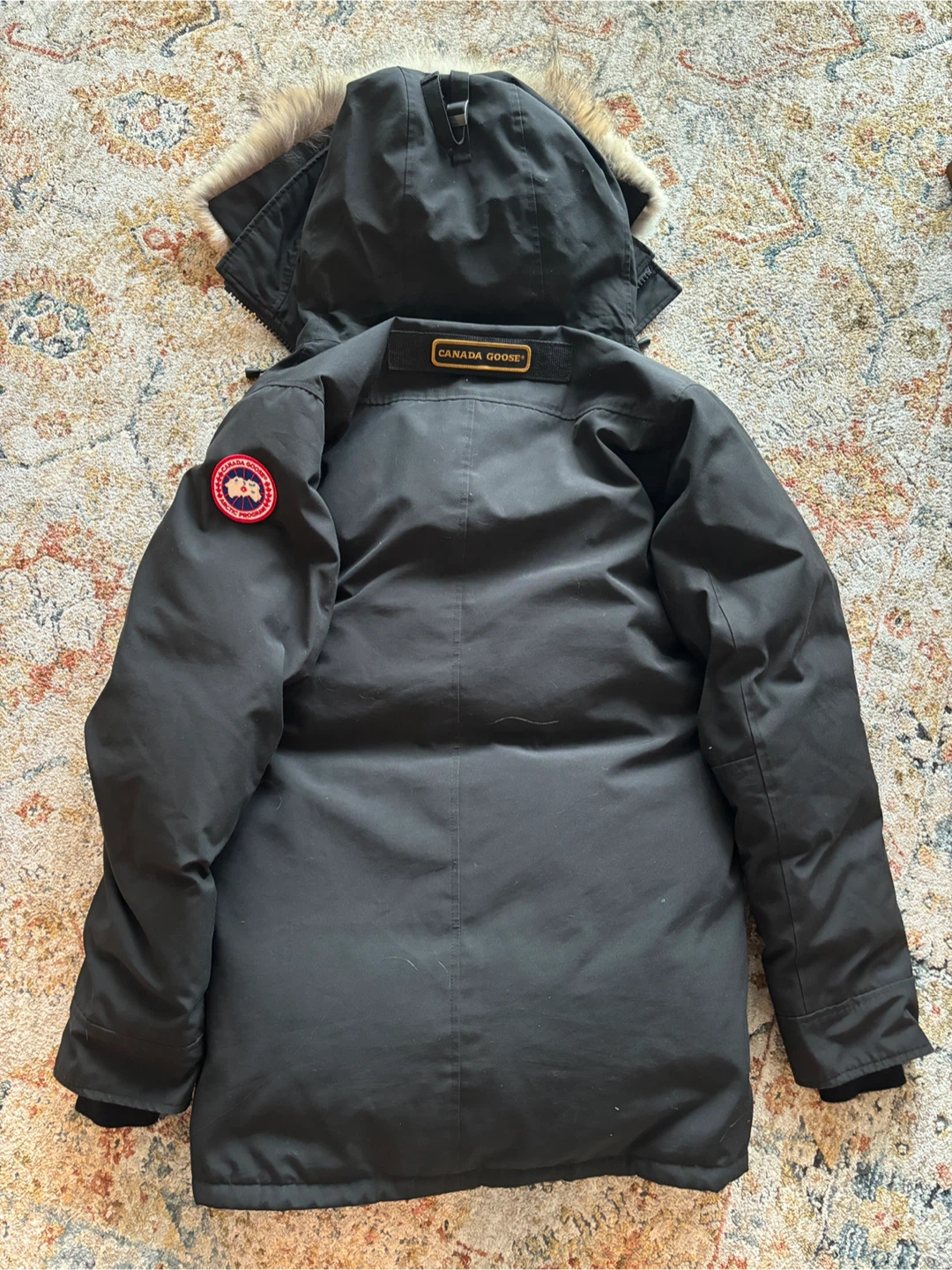 Canada Goose Chateau Parka w/ Coyote Fur – Men's Large (Black) - photo 2
