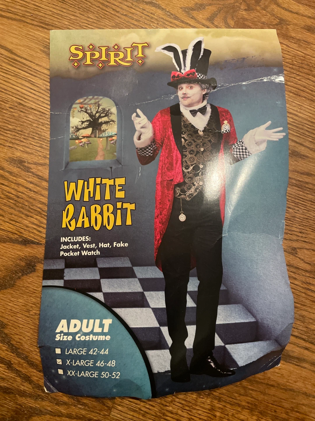 Spirit Halloween White Rabbit Adult Costume
