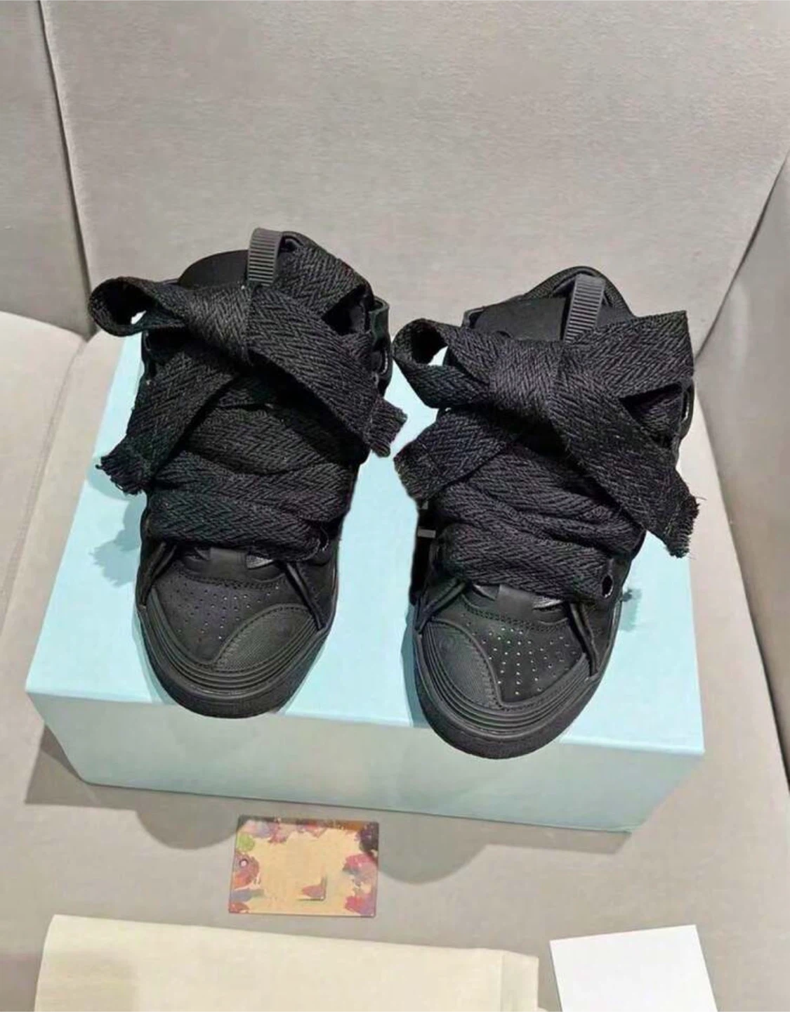 Lanvin Curb Sneakers Black