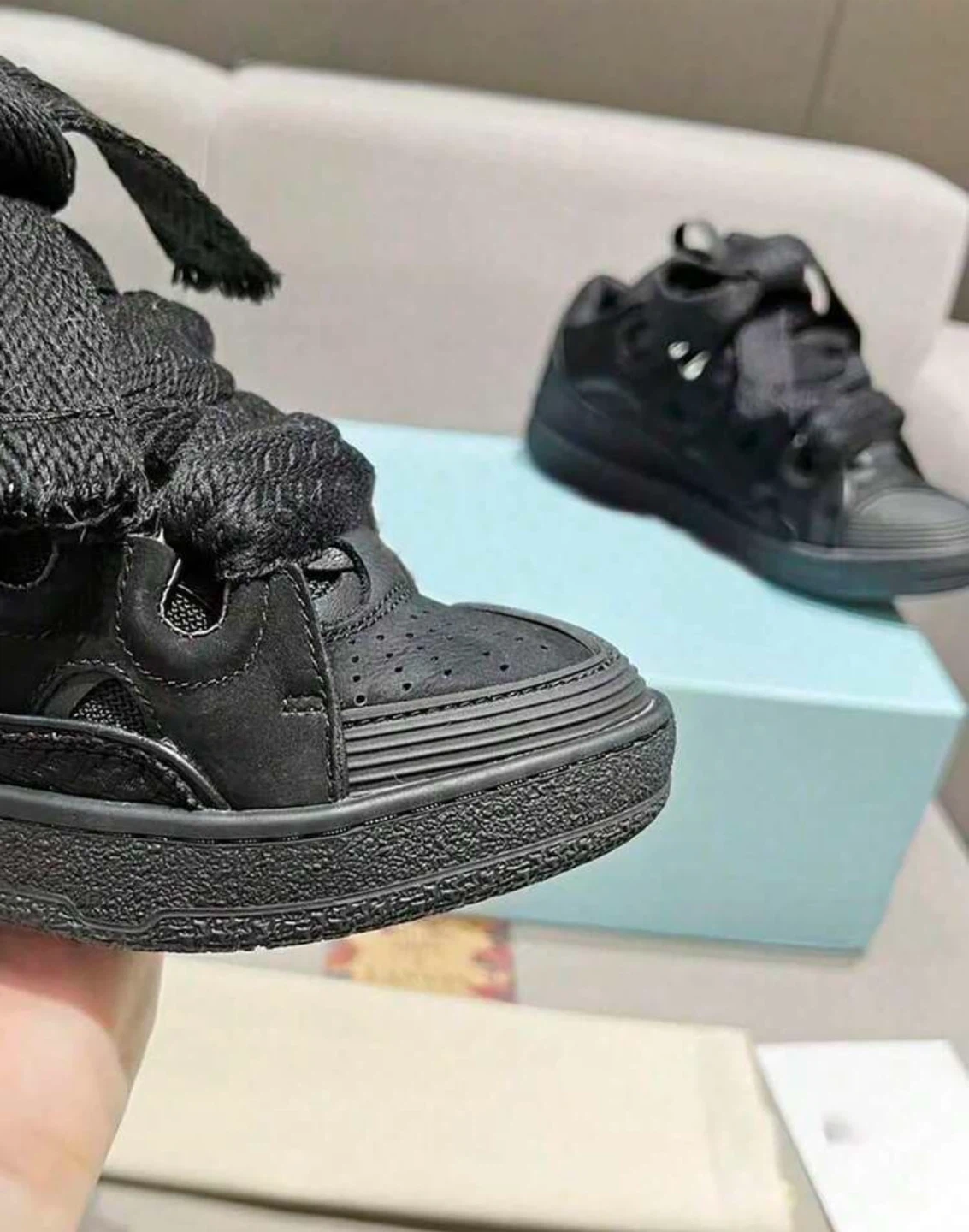 Lanvin Curb Sneakers Black - photo 3