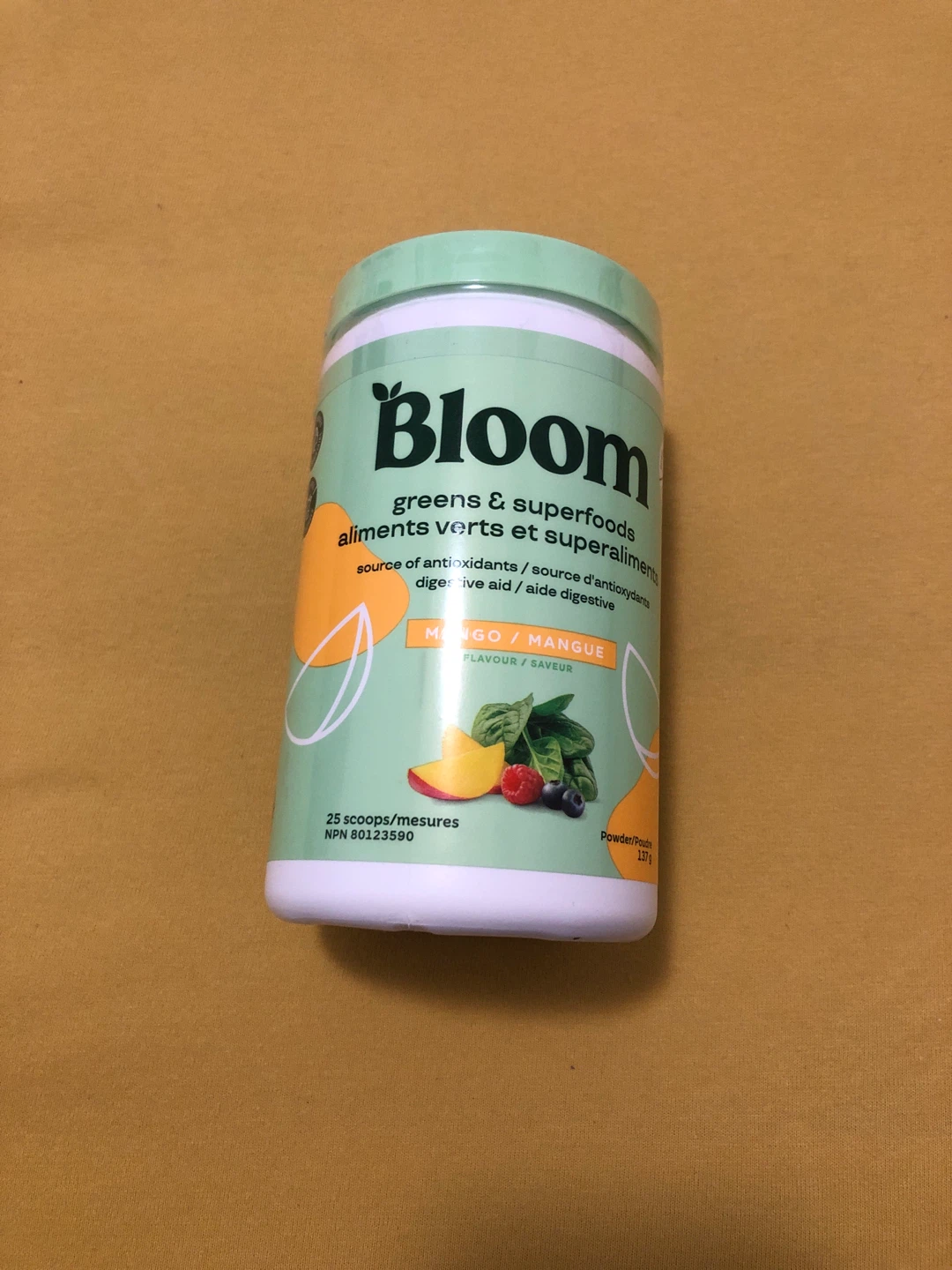 Bloom Greens & Superfoods Powder - Mango Flavour (sealed)