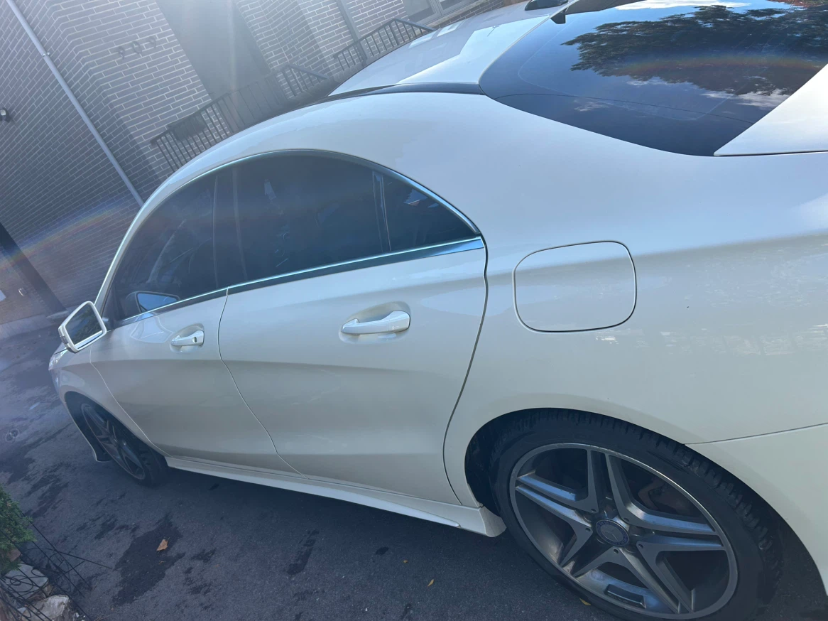 Mercedes-Benz CLA-Class White Sedan - photo 2