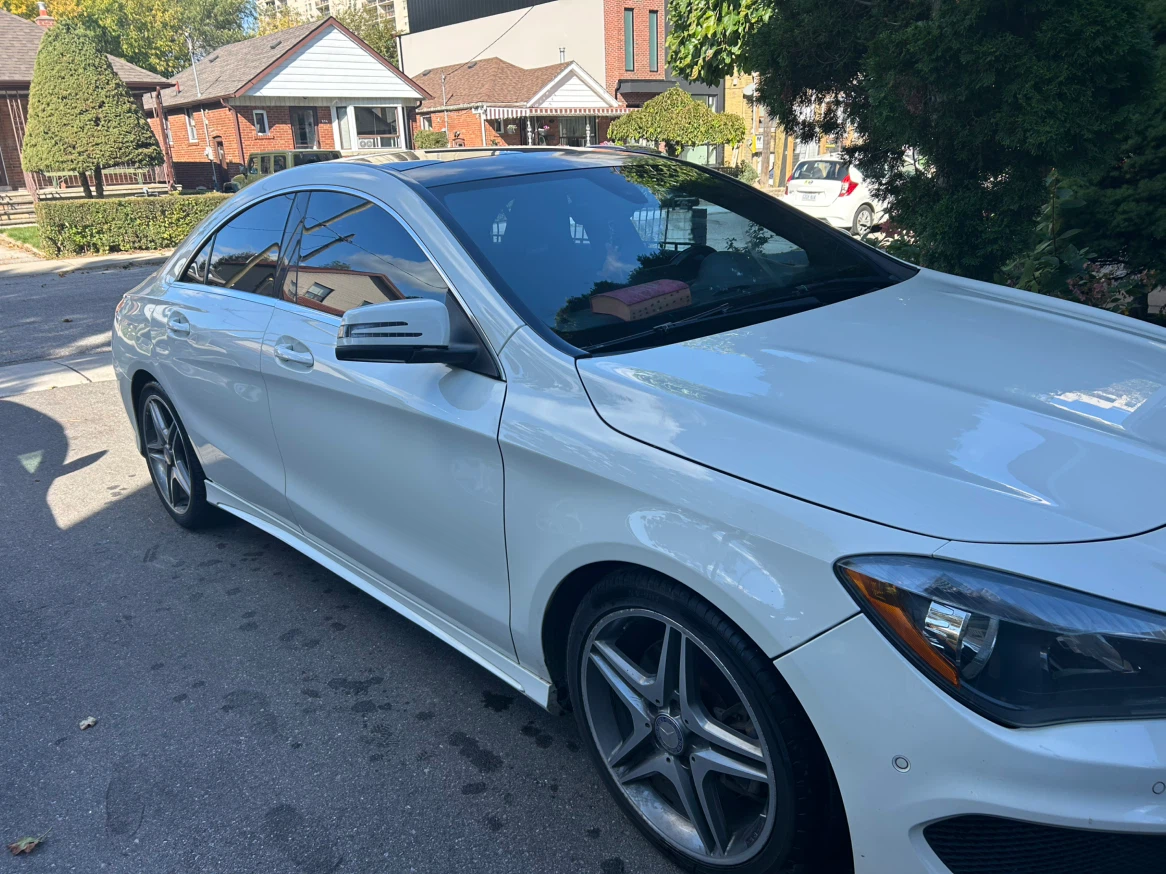 Mercedes-Benz CLA-Class White Sedan - photo 3