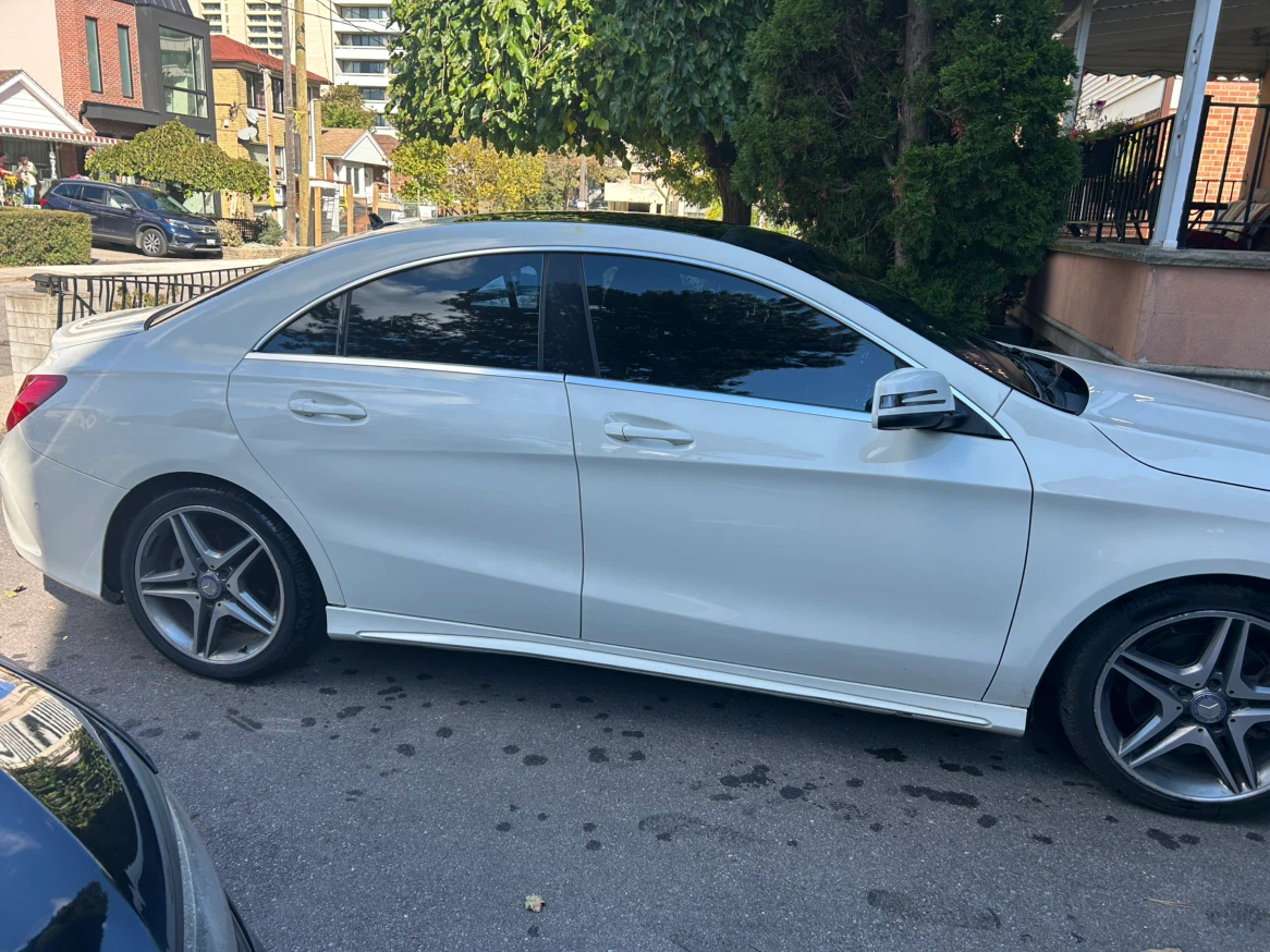 Mercedes-Benz CLA-Class White Sedan - photo 4