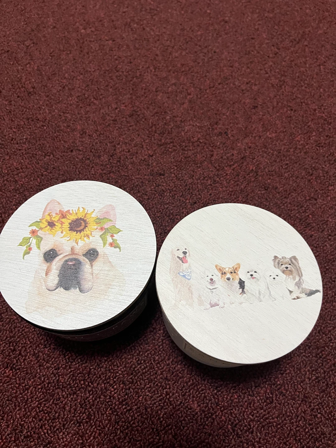 2 empty Sand + Paws  Candle jars - photo 4