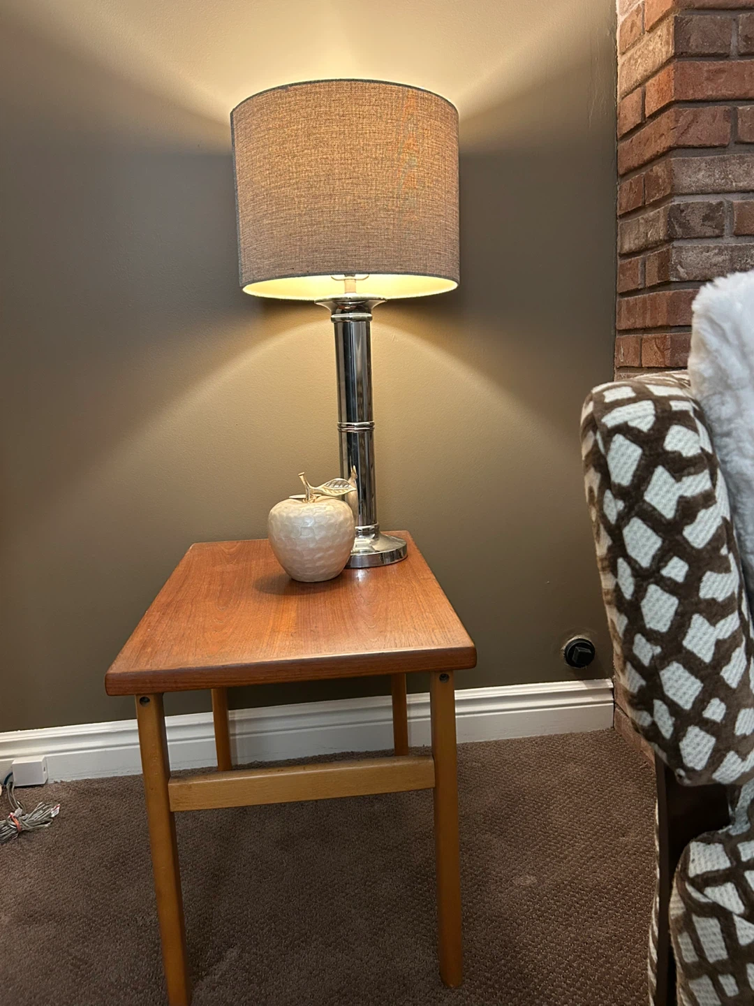 MCM Solid Teak End Tables