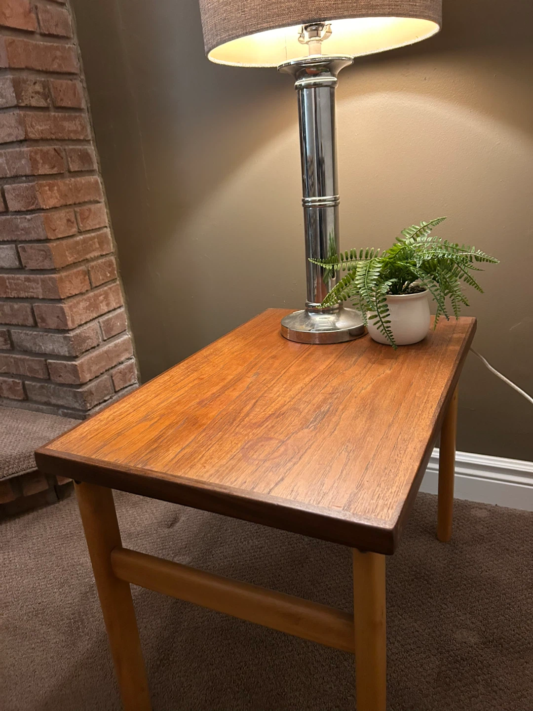 MCM Solid Teak End Tables - photo 3
