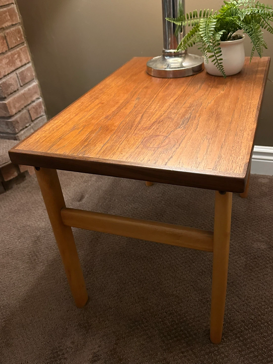 MCM Solid Teak End Tables - photo 4