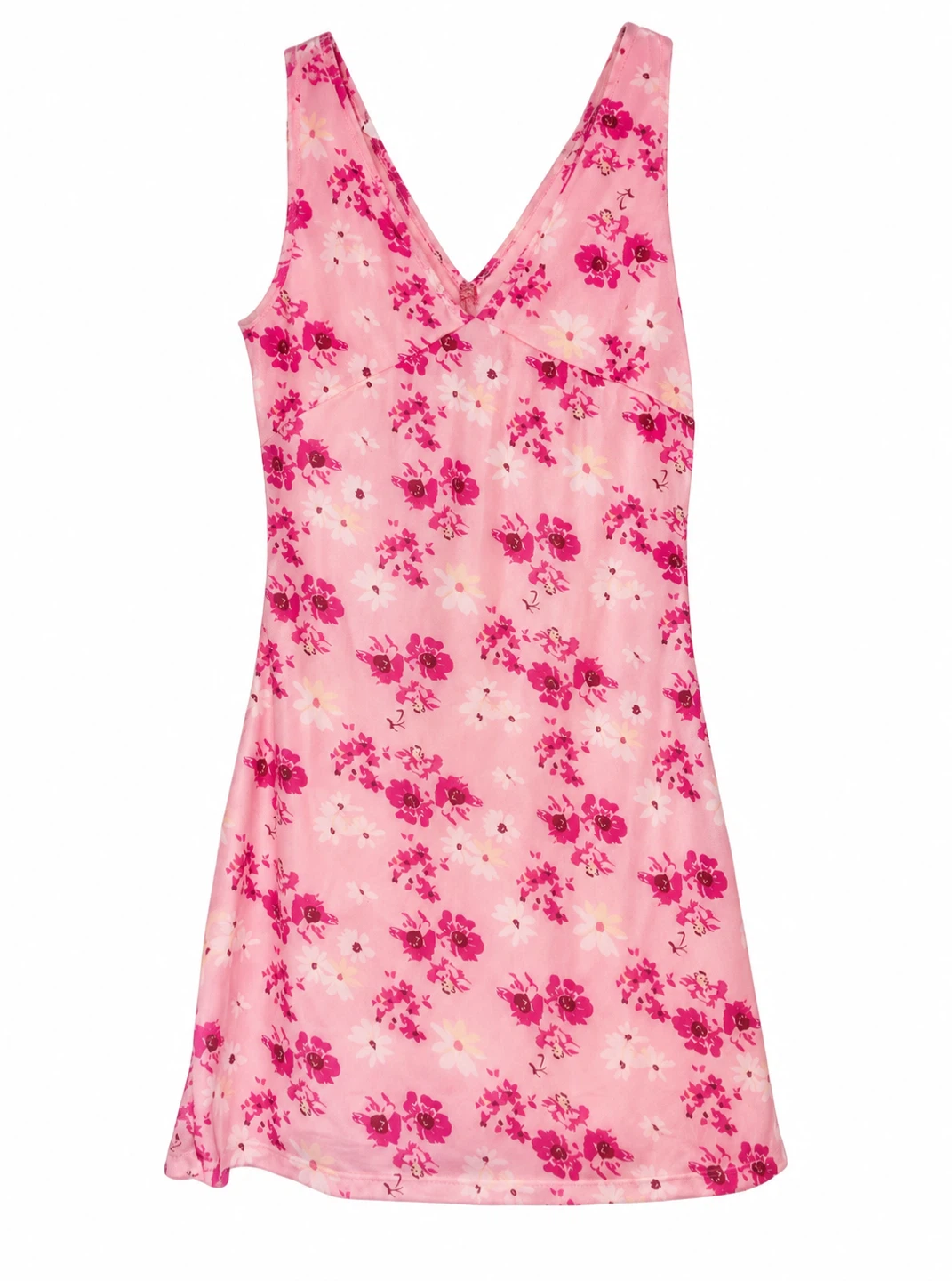 Floral Pink Sleeveless Dress - photo 2