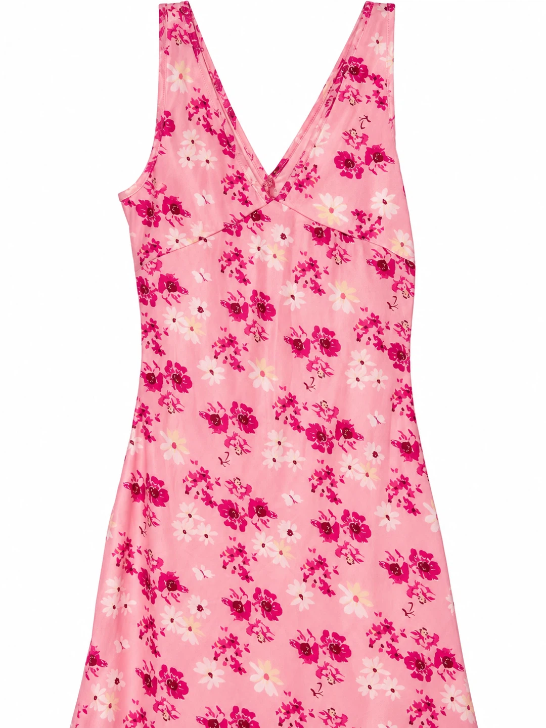 Floral Pink Sleeveless Dress - photo 5