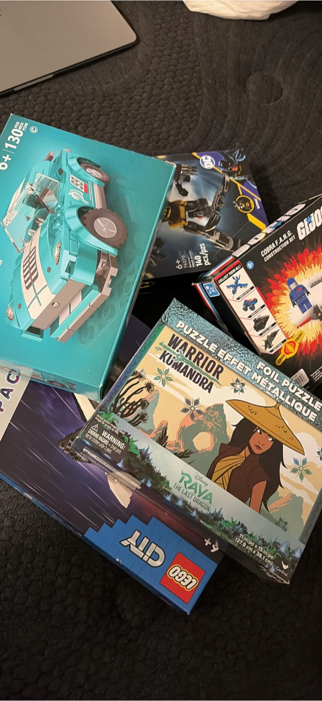 Set of 5 Assorted Kids Toys and Puzzles