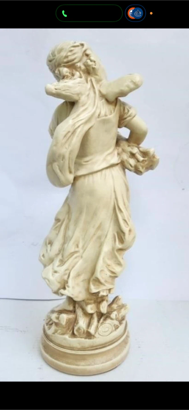 Vintage Hip Moreau Chalkware Statue Alexander Backer Co 18" - photo 2
