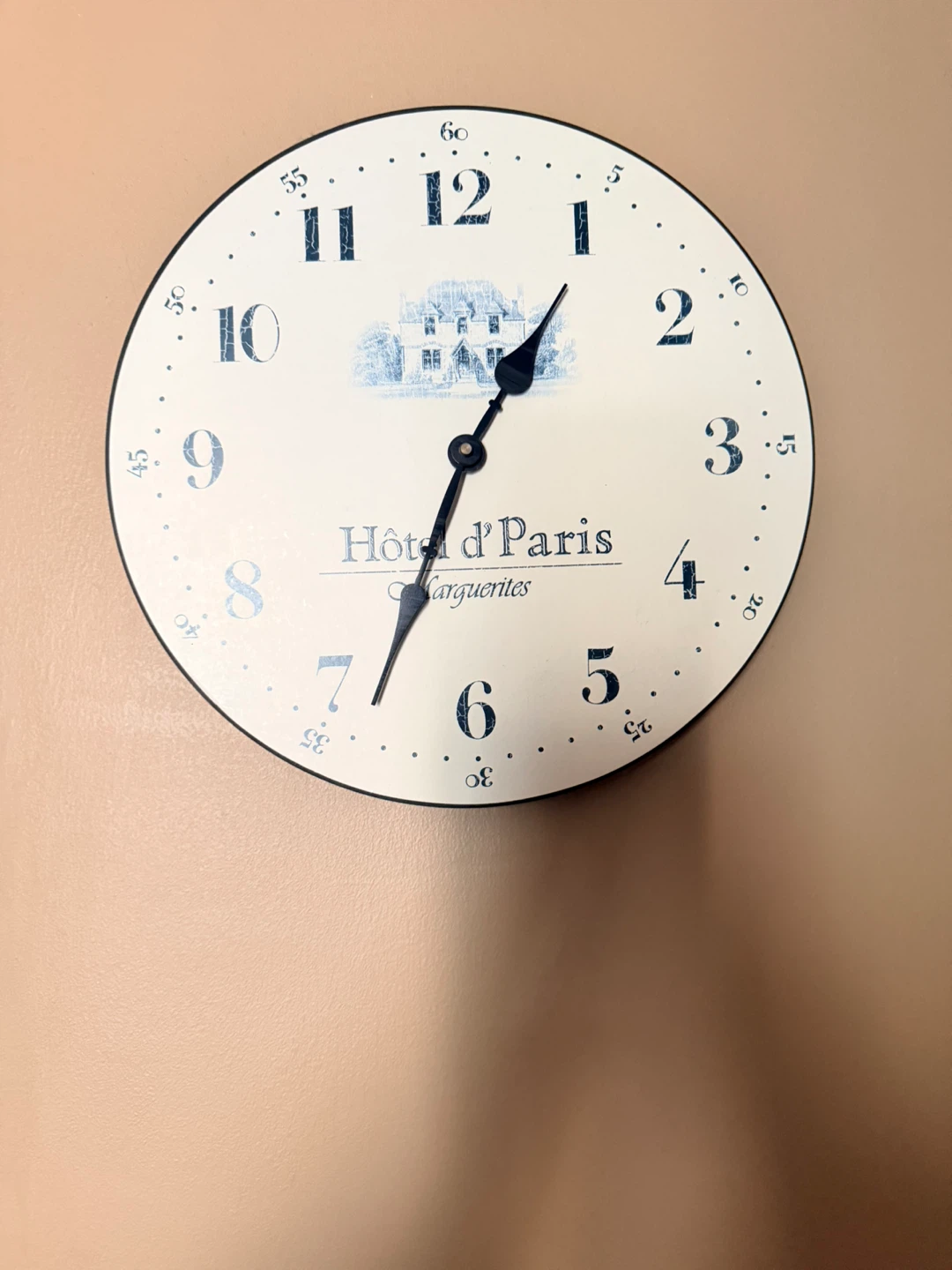 Hotel d'Paris Wall Clock