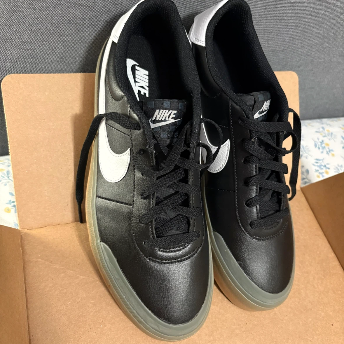 SB Gato Nike Black and White Sneakers