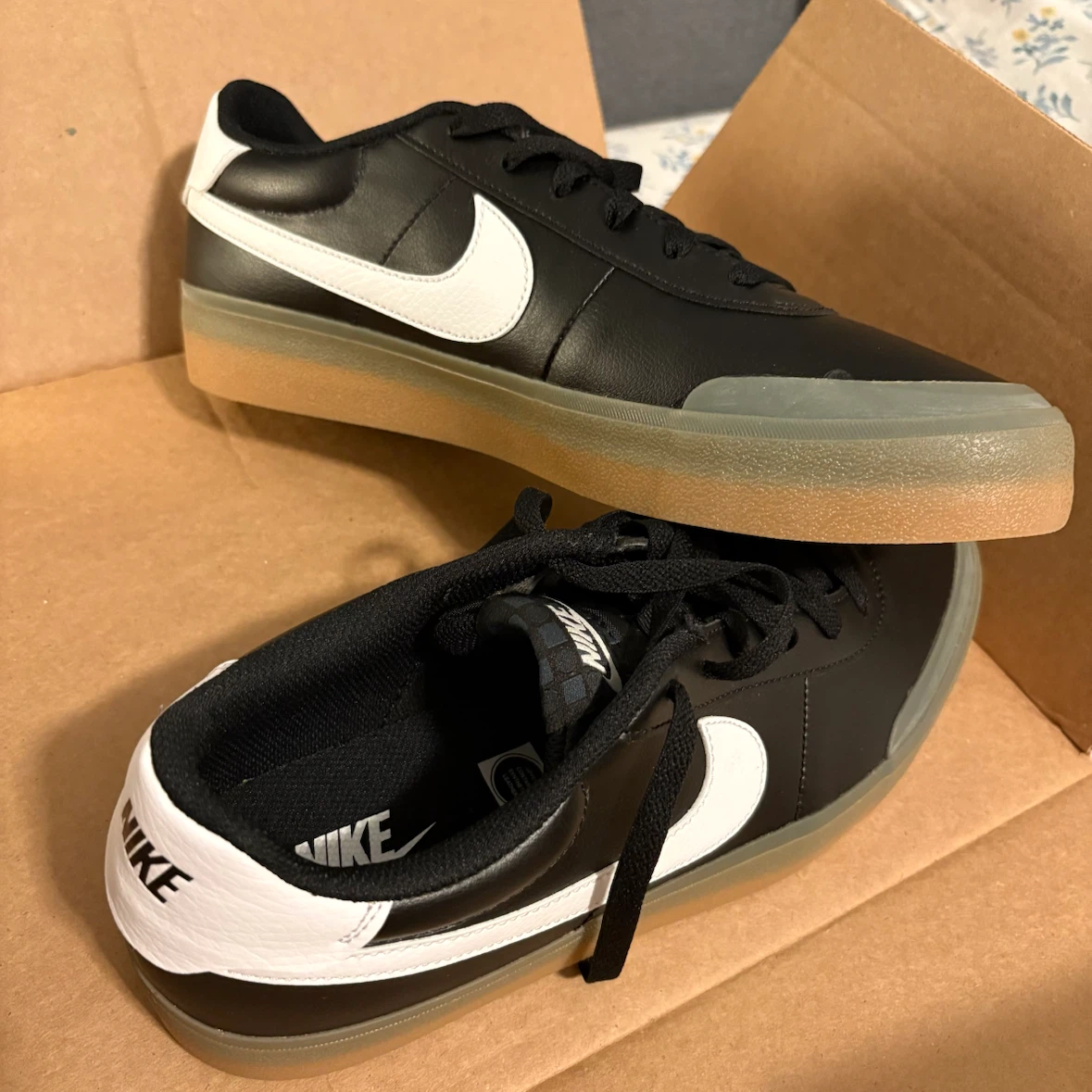 SB Gato Nike Black and White Sneakers - photo 3