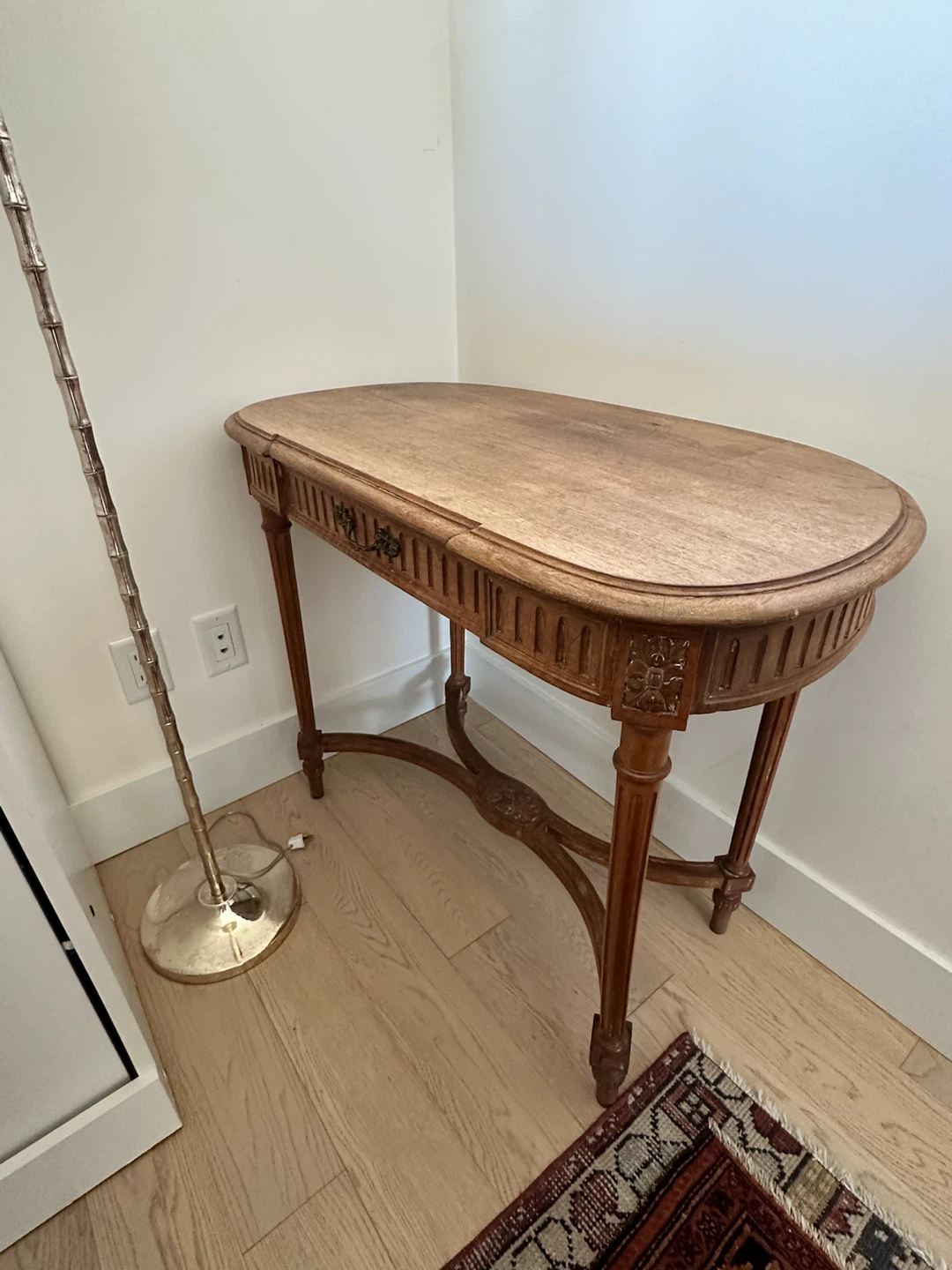 Vintage wooden console table - photo 2