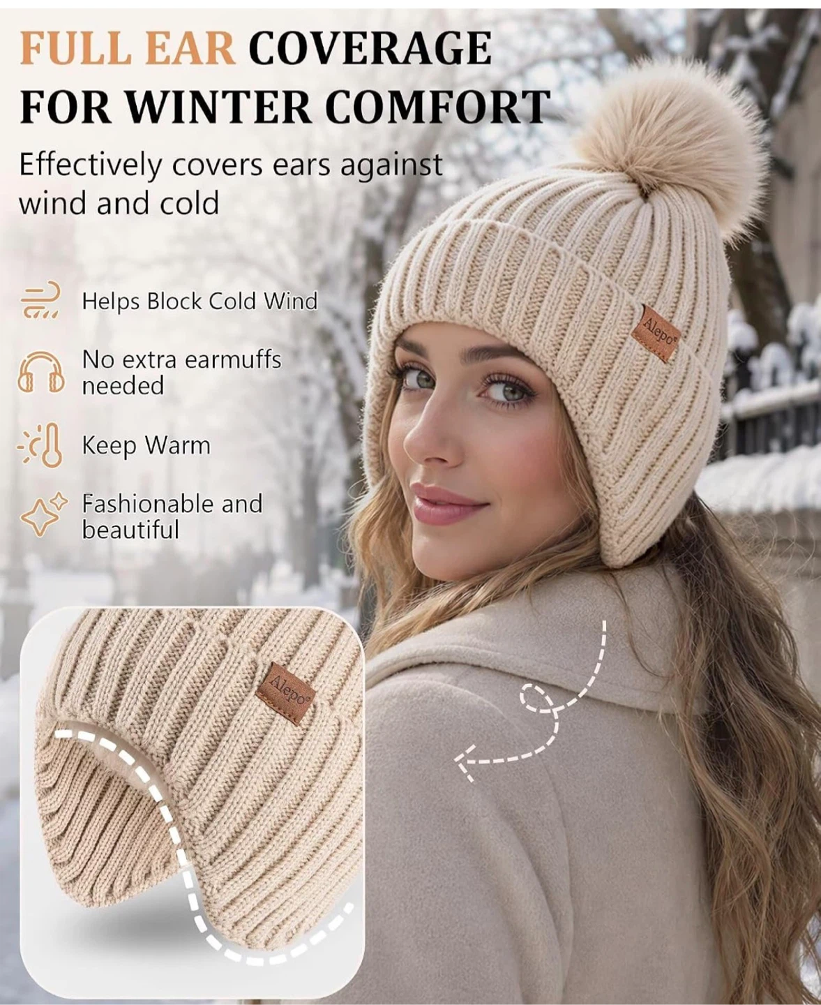 Winter Pom Pom Beanie - photo 2