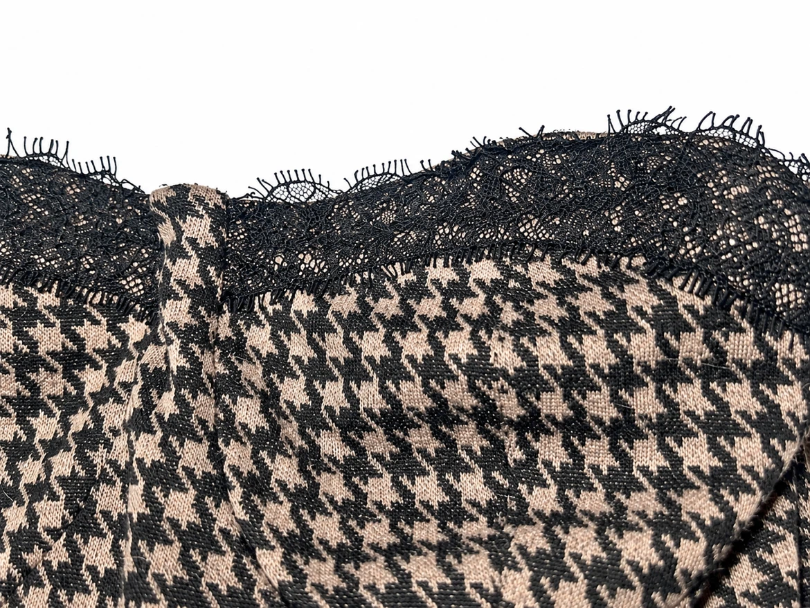Houndstooth Corset Jumpsuit - photo 5