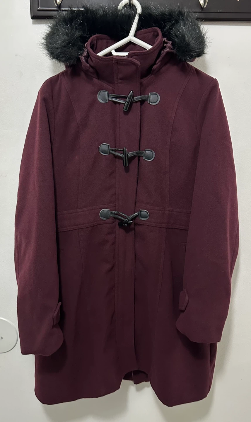 Burgundy Long Coat