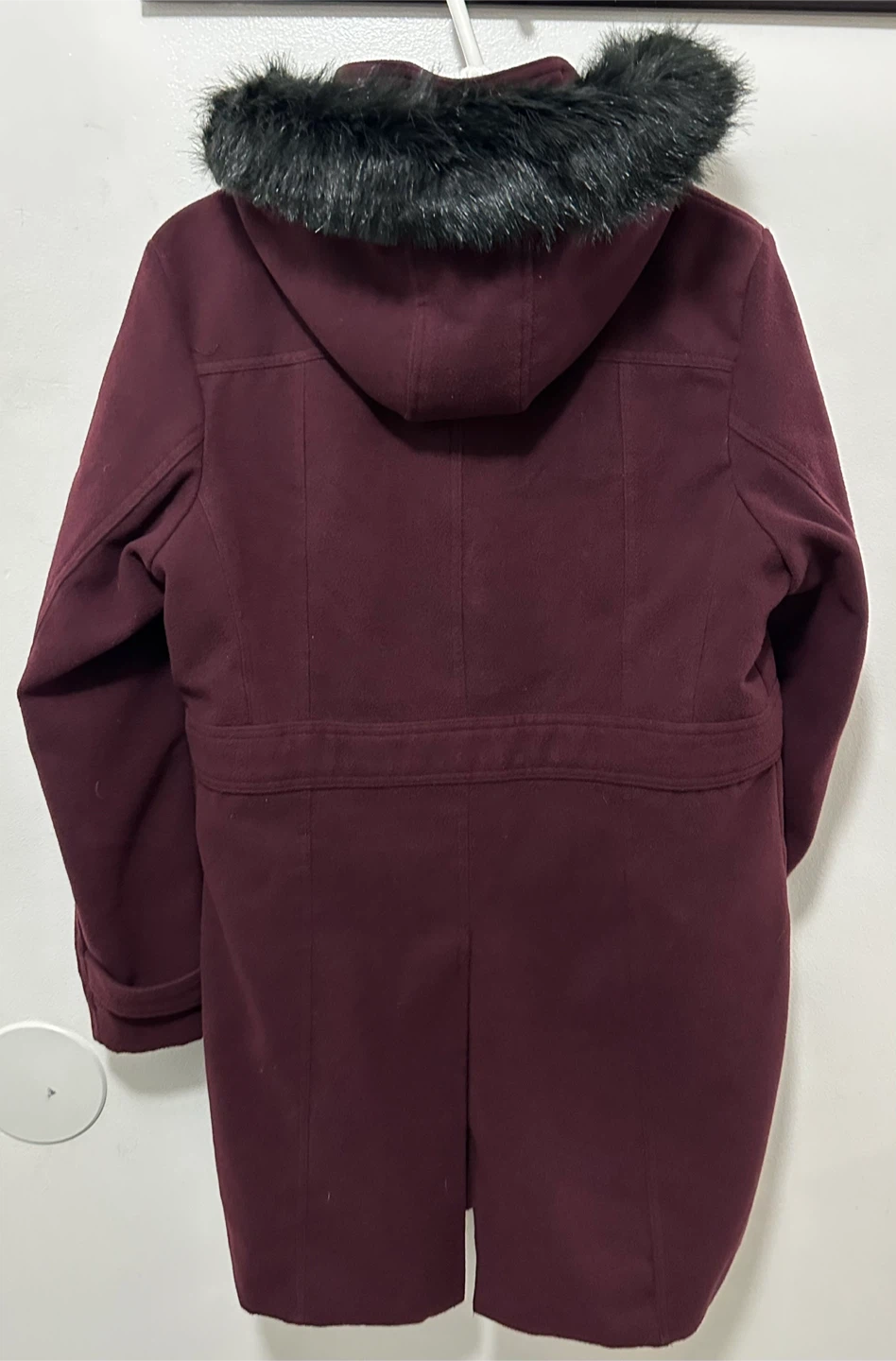 Burgundy Long Coat - photo 2