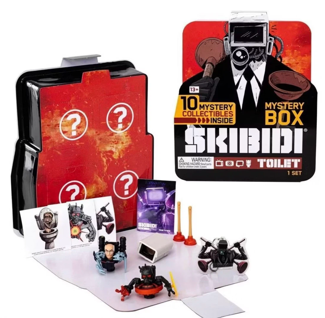 2- Skibidi Toilet Mystery Box Collectible Set - photo 3