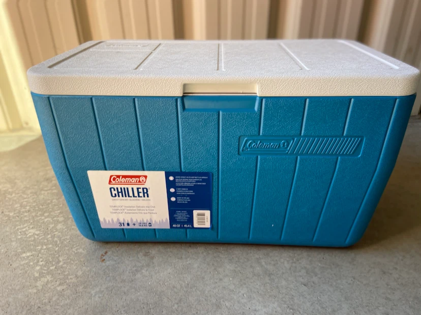 Coleman chest cooler
