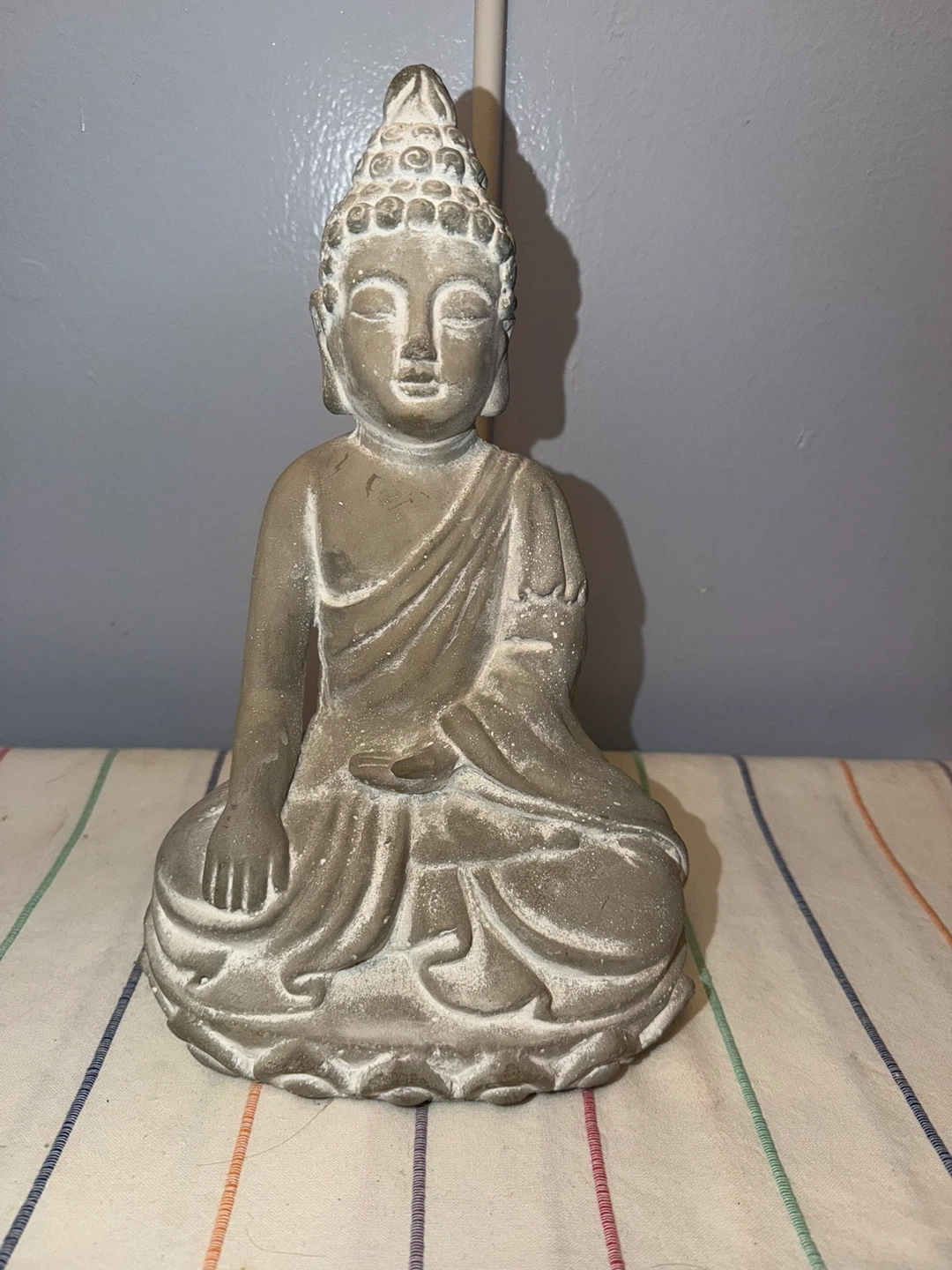 Stone Effect Buddha Statue