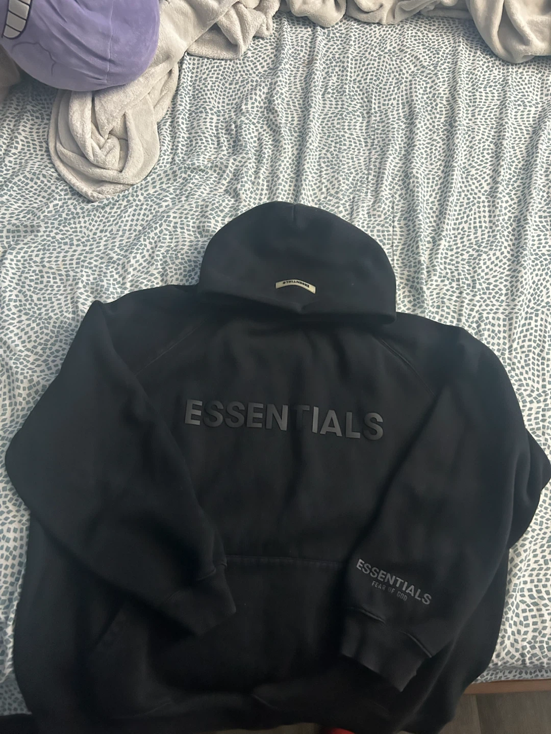 Fear of God Essentials Hoodie - Black - Size XL