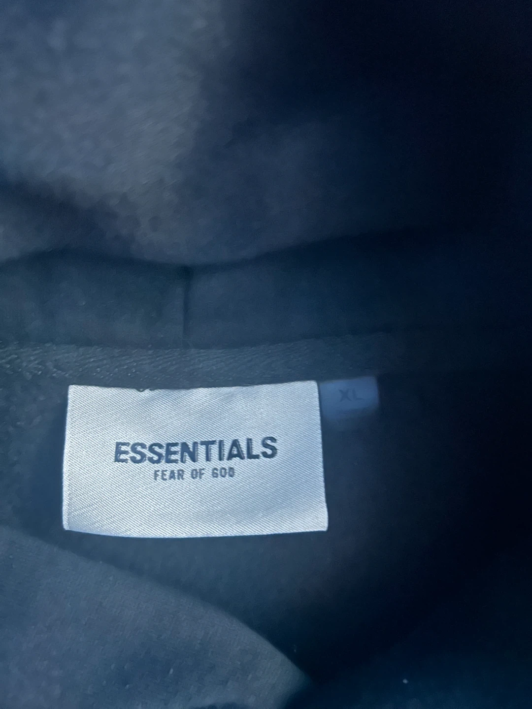 Fear of God Essentials Hoodie - Black - Size XL - photo 5