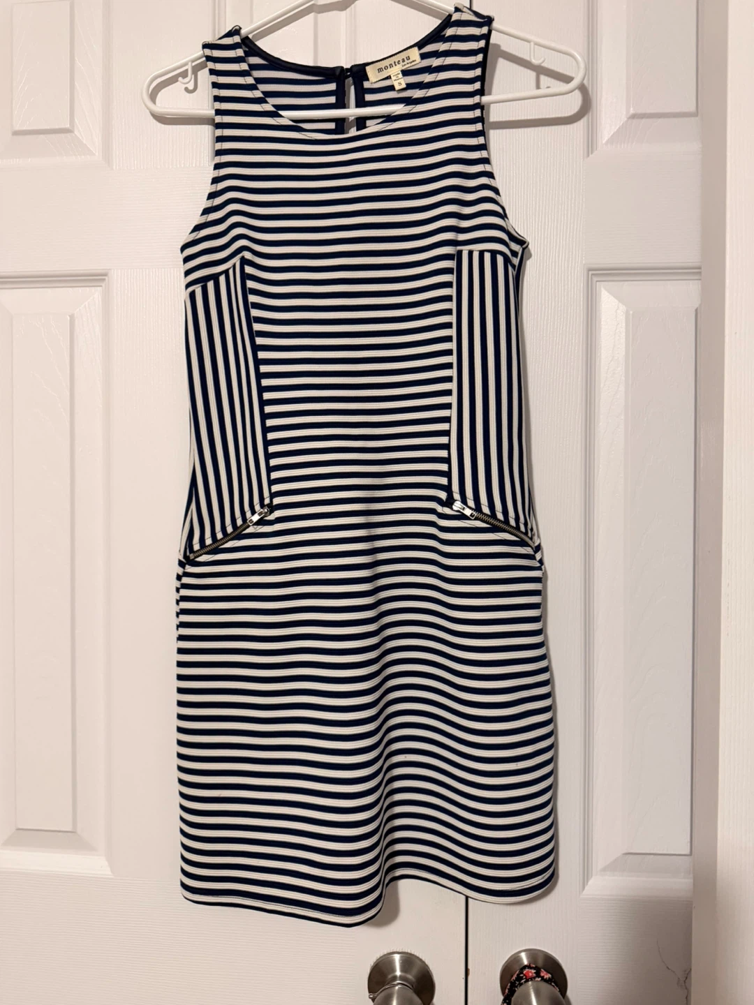 Size small Monteau Los Angeles Striped Dress