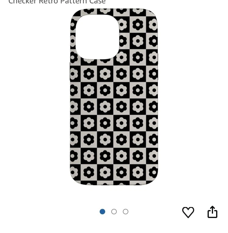 XO Poppy Checker Flower iPhone Case - photo 5