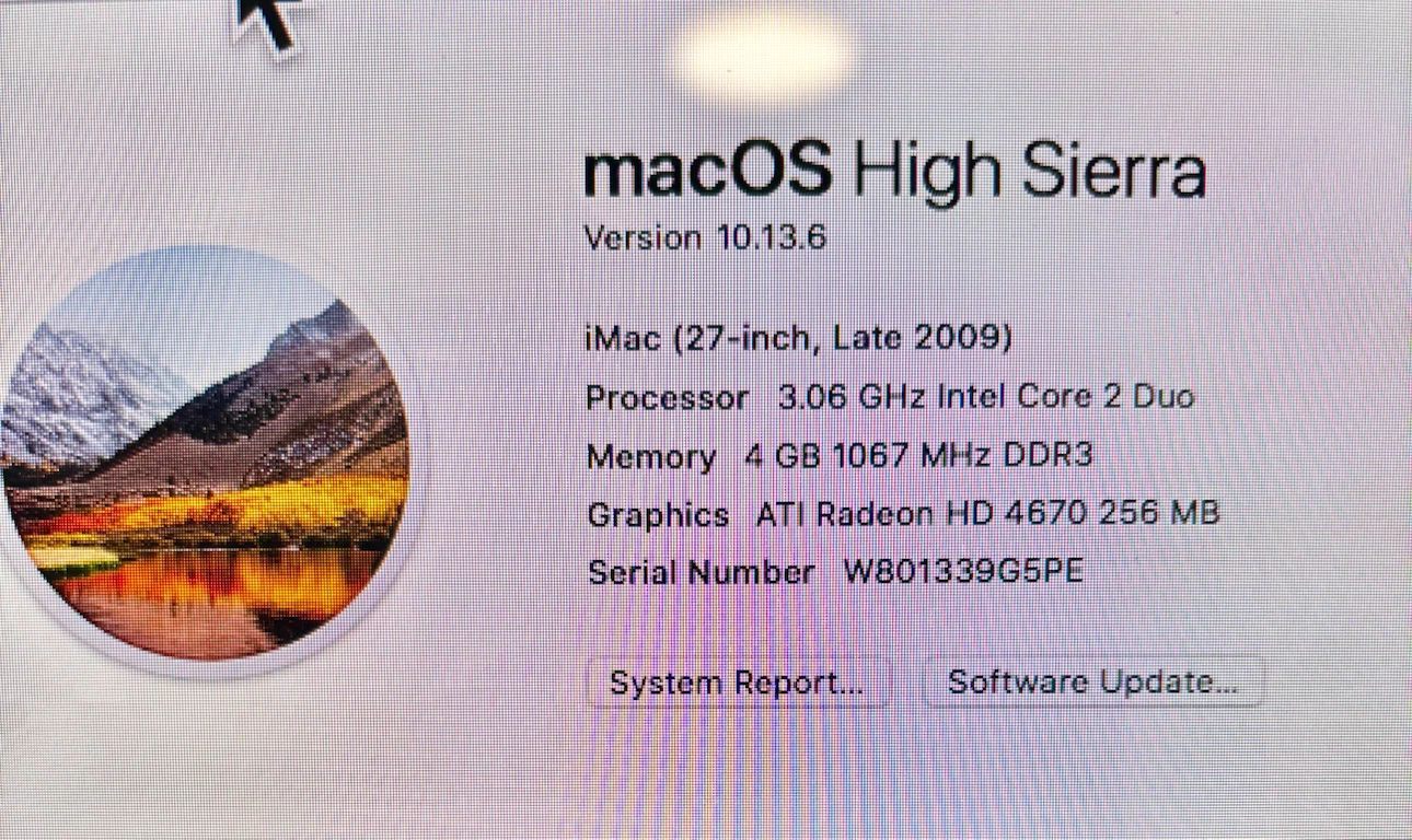 Late 2009 27-inch iMac