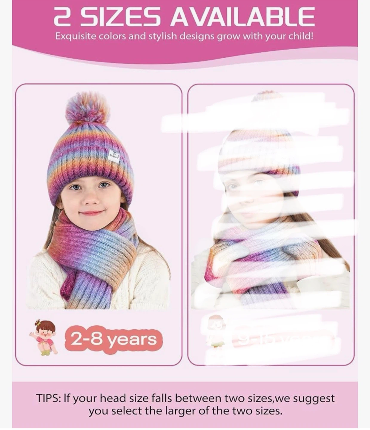 Kids Winter Beanie, Scarf, and Gloves Set - photo 5