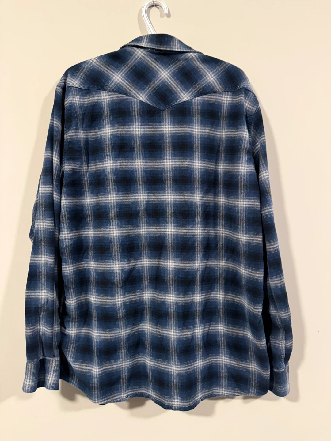 Wind River Blue Plaid Long-Sleeve Shirt XLT - photo 3