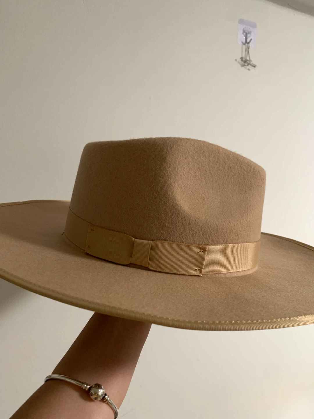 Carly Jean Los Angeles Tan Fedora Hat