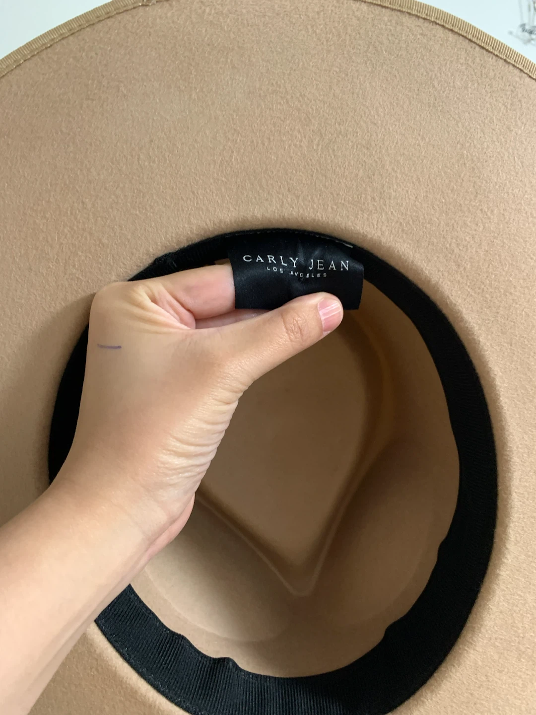 Carly Jean Los Angeles Tan Fedora Hat - photo 2