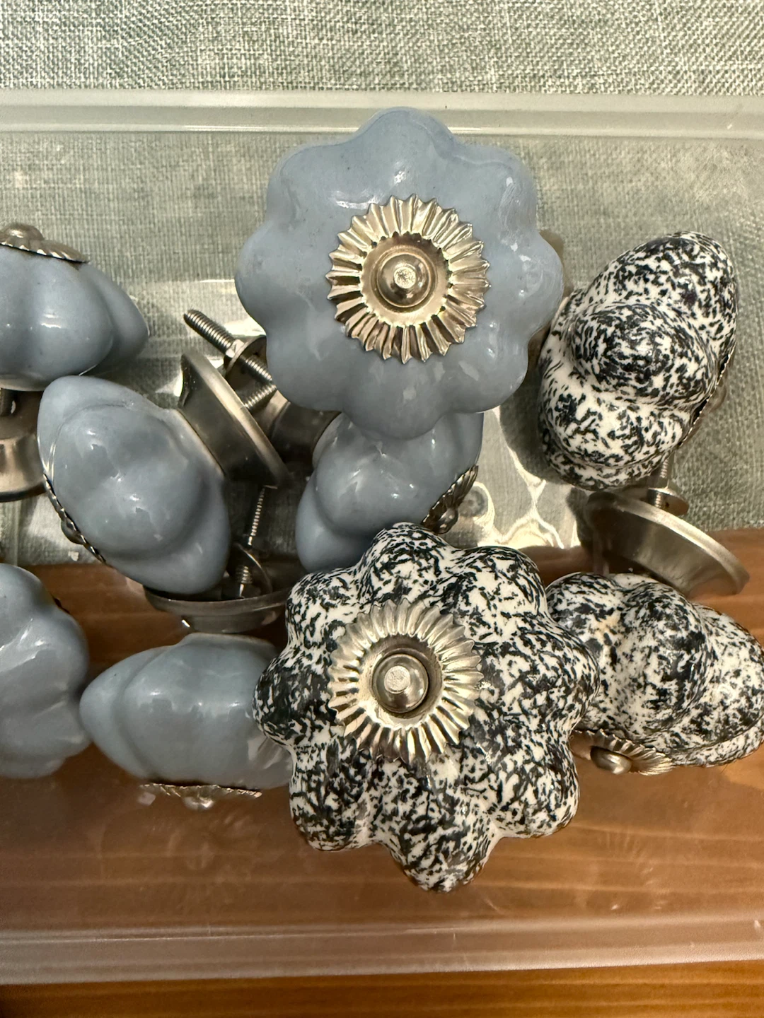 Assorted ceramic cabinet/drawer knobs - photo 3