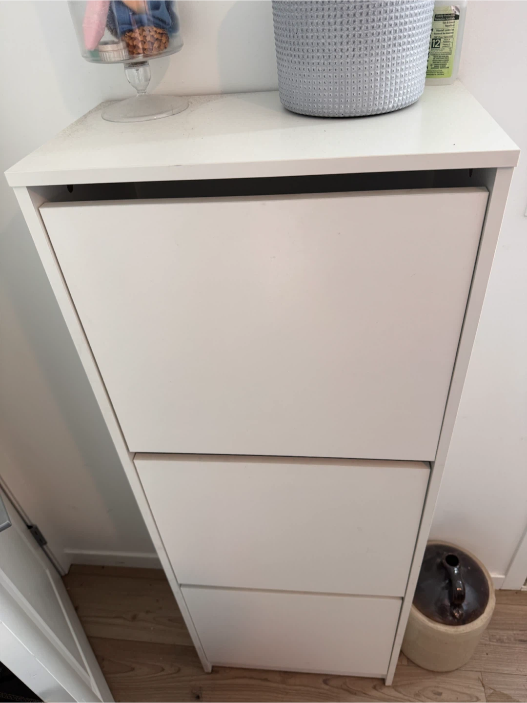 White IKEA Shoe Cabinet - photo 2