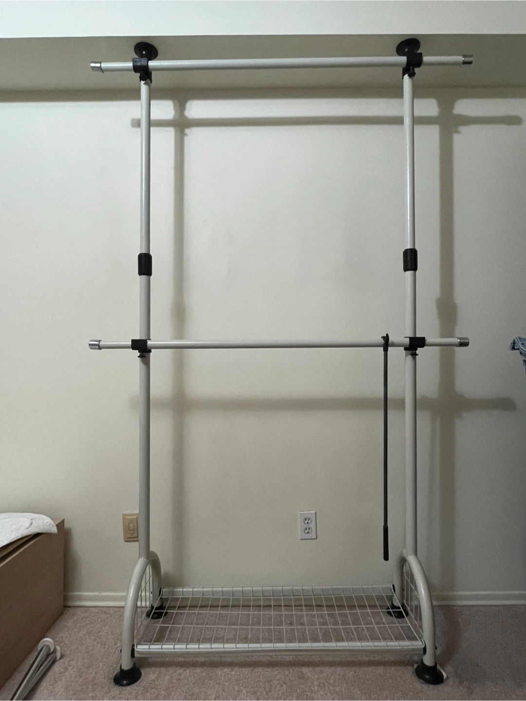 Adjustable Double Rail Clothing Rack
