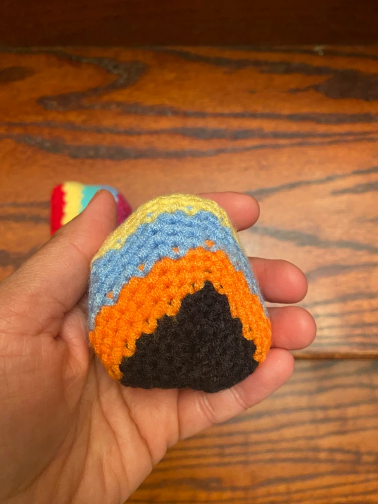 Set of 3 Hand-Crocheted Hacky Sacks - photo 2