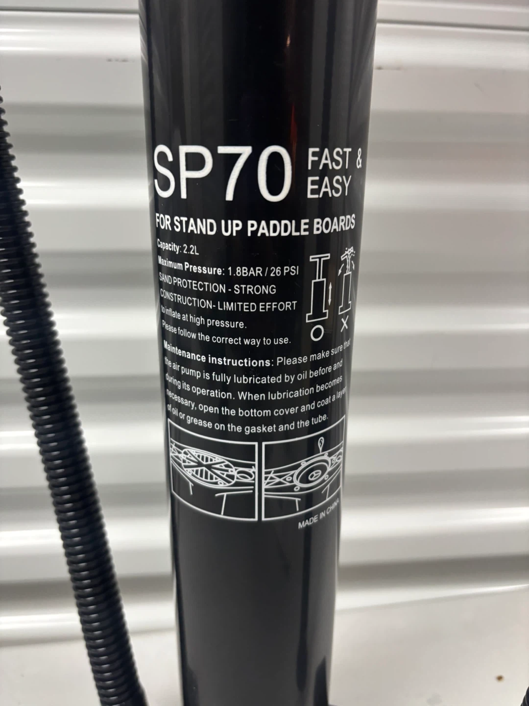 SP70 High Pressure SUP Hand Pump Paddleboard Air Inflation 26PSI - photo 3
