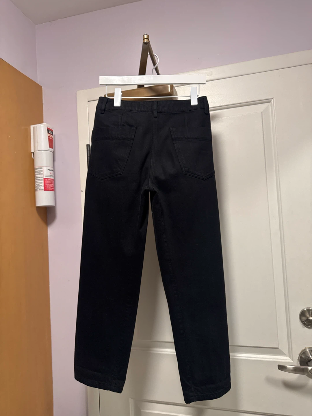 Lemaire Black Cotton Pants - photo 2