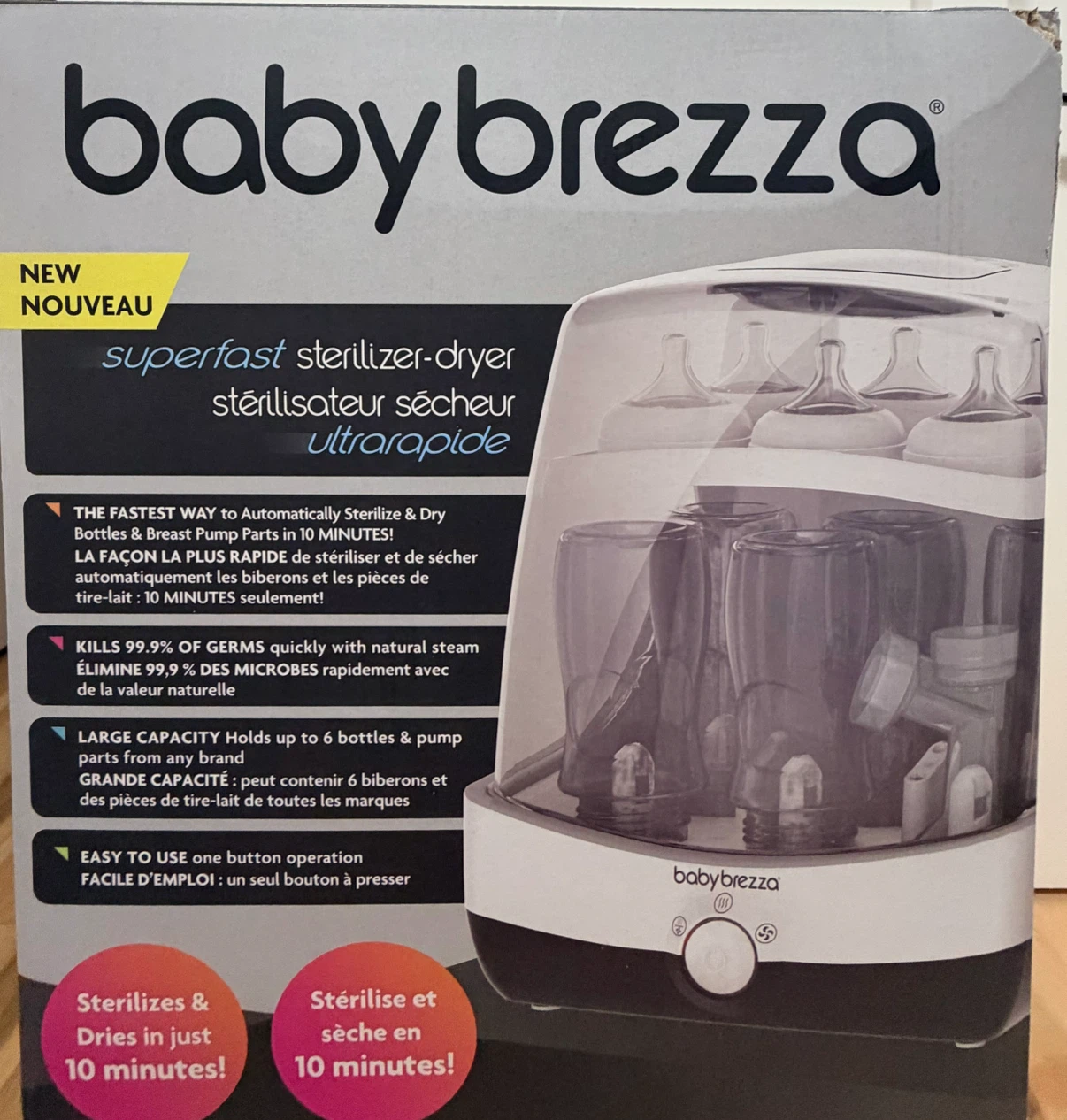 Baby Brezza Superfast Sterilizer-Dryer