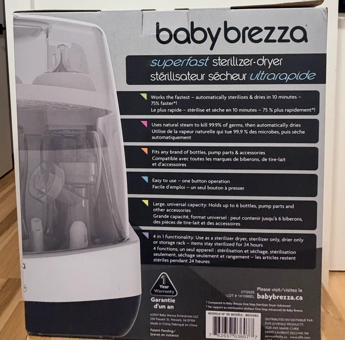 Baby Brezza Superfast Sterilizer-Dryer - photo 3